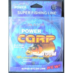 Рибальська волосінь DrAGON Power Carp, довжина 100м. , перетин 0,80 мм